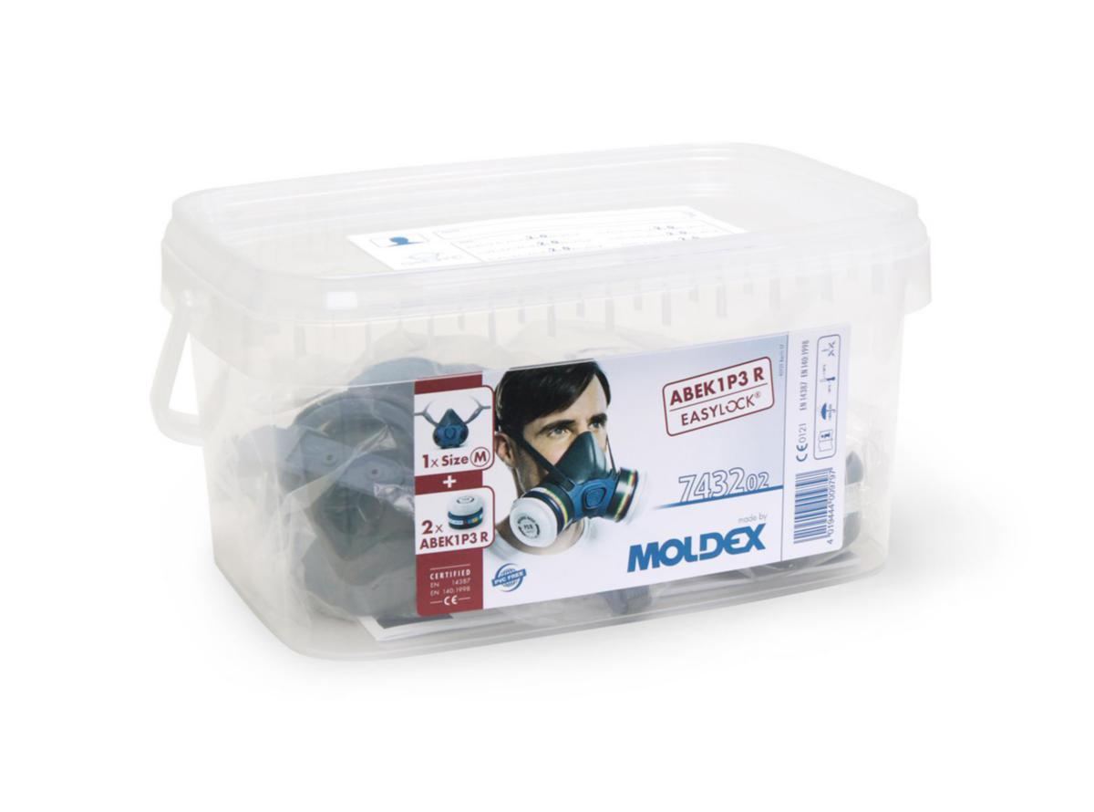 Halvmask Moldex ReadyPak - HALVMASK READYPACK MOLDEX 7432 INKL A1B1E1K1P3R FILTER