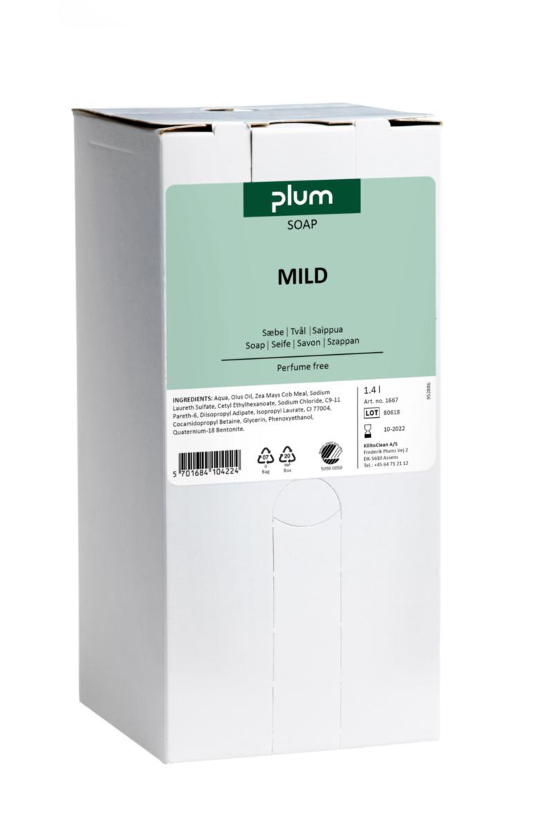 Flytande tvål Plum mild - TVÅL FLYTANDE PLUM MILD OPARF 1,4 LITER FÖR MP DISPENSERN