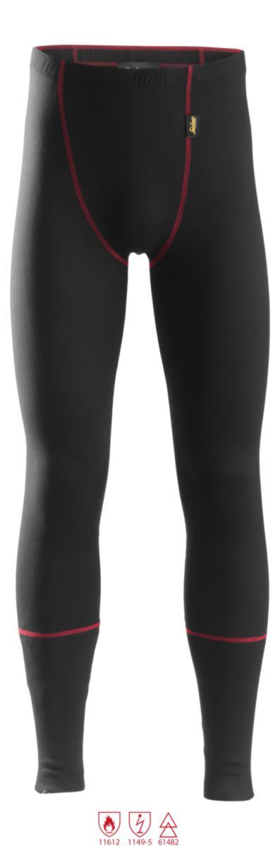 Långkalsong Snickers 9460 Protec - LÅNGKALSONG SN 9460-0400 SVART PROTEC STL XL
