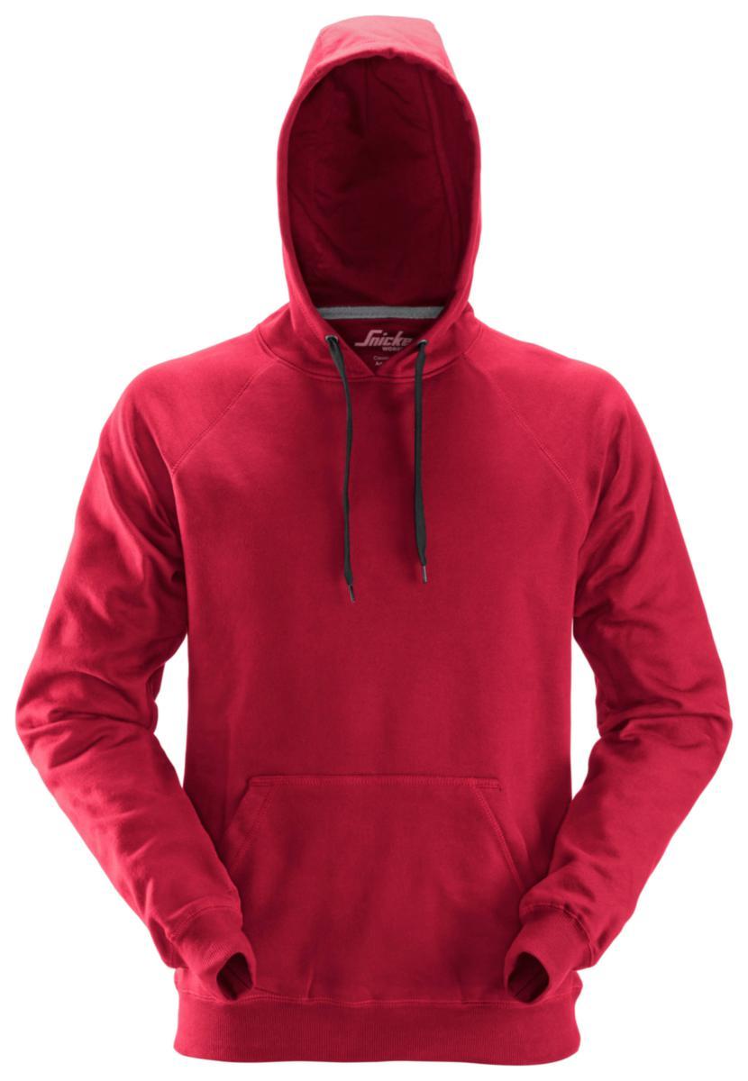 Hoodtröja Snickers 2880 - HUVTRÖJA SN 2800-1600 RÖD STL XL