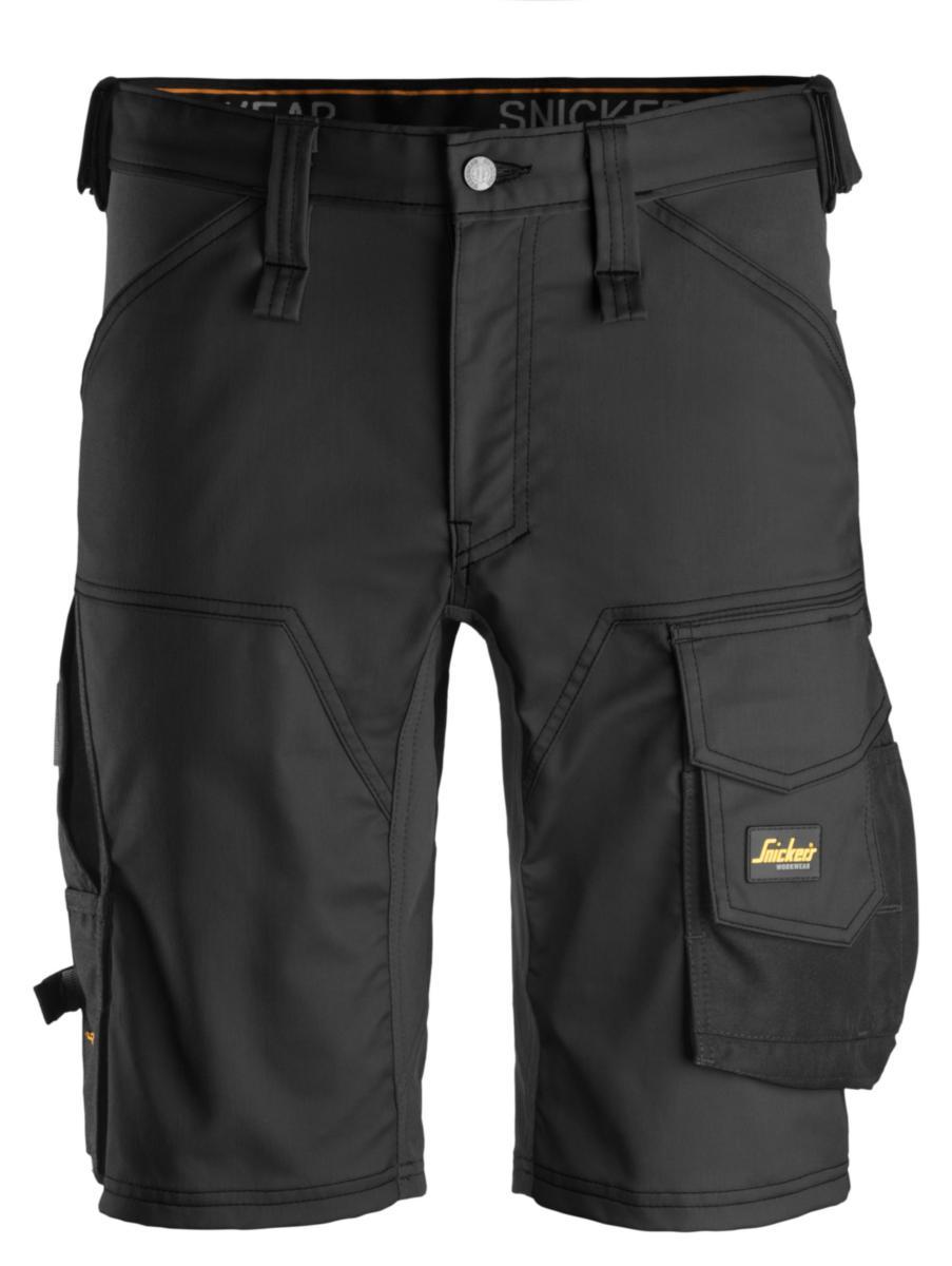 Shorts Snickers 6143 Allround Work - SHORTS SNICKERS 6143 SVART STRETCH AW STL 64