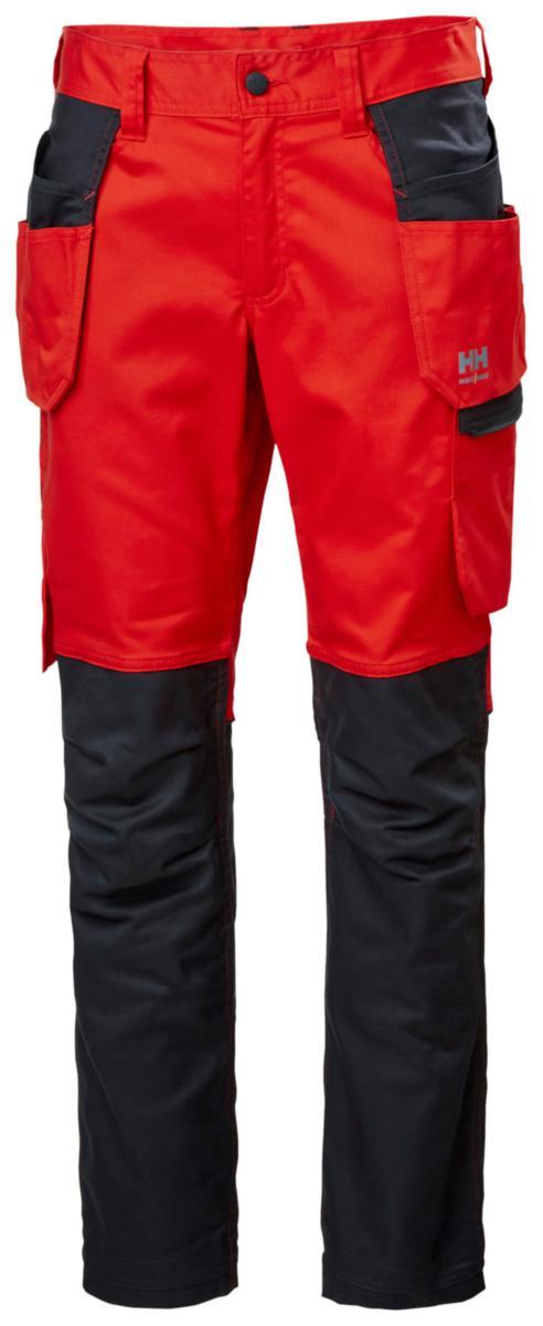 Midjebyxa Helly Hansen Manchester 77521 - MIDJEBYXA HH 77521-229 RÖD/SV MANCHESTER HF STL D96