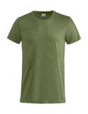 T-SHIRT CLIQUE  029030 BASIC-T BOMULL 145g ARMEGRÖN STL M