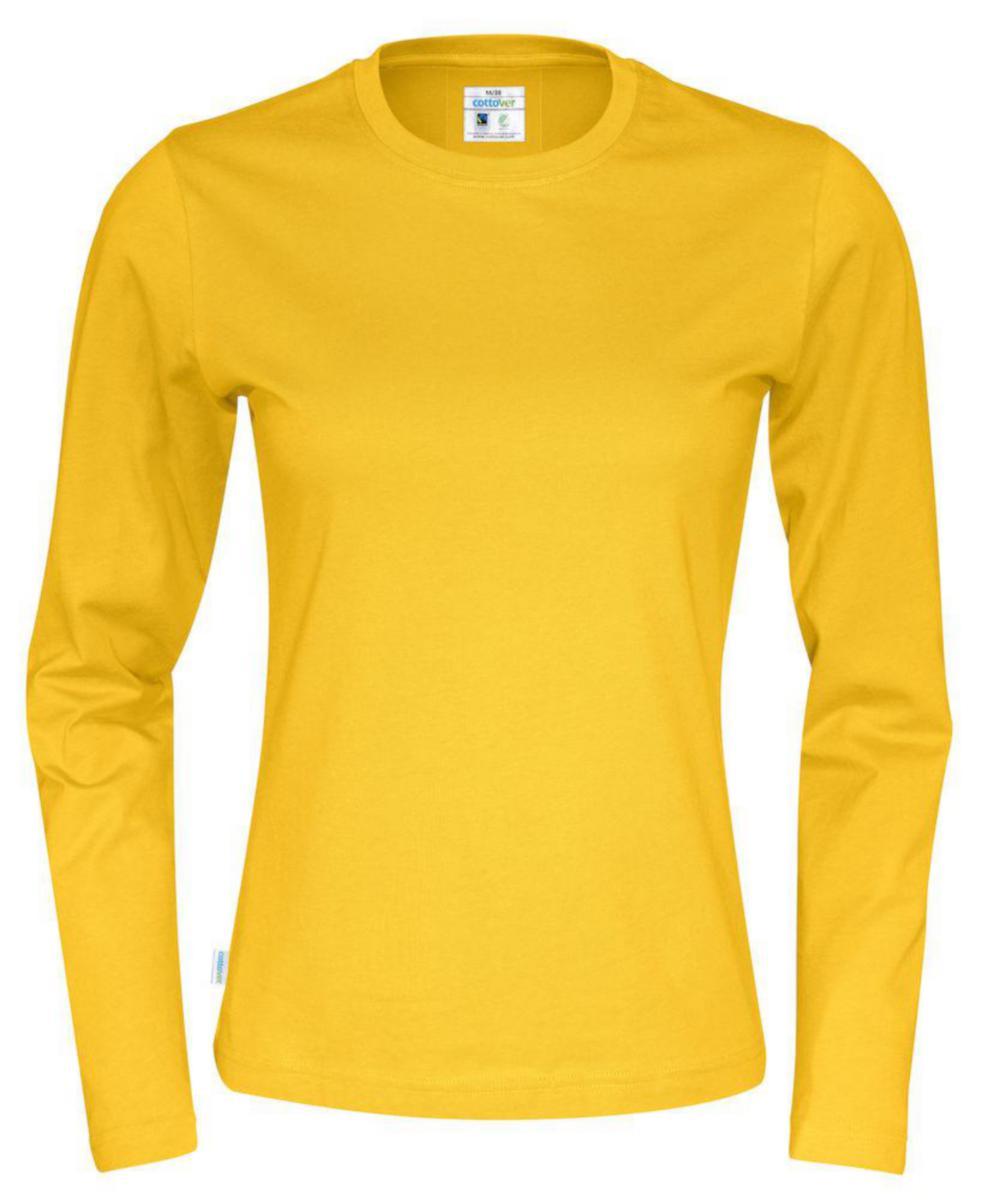T-Shirt CottoVer Long Sleve dam - T-SHIRT LONG SLEEVE LADY GUL DAM XS