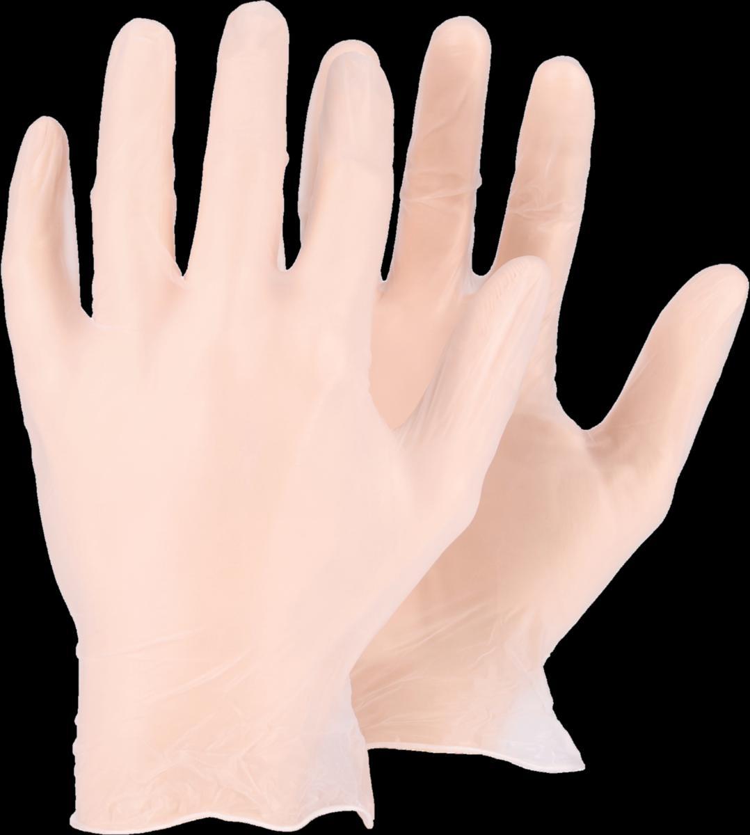 Engångshandske Tegera 819A - ENGÅNGSHANDSKE TEGERA 819A VINYL OPUDRAD STL 8