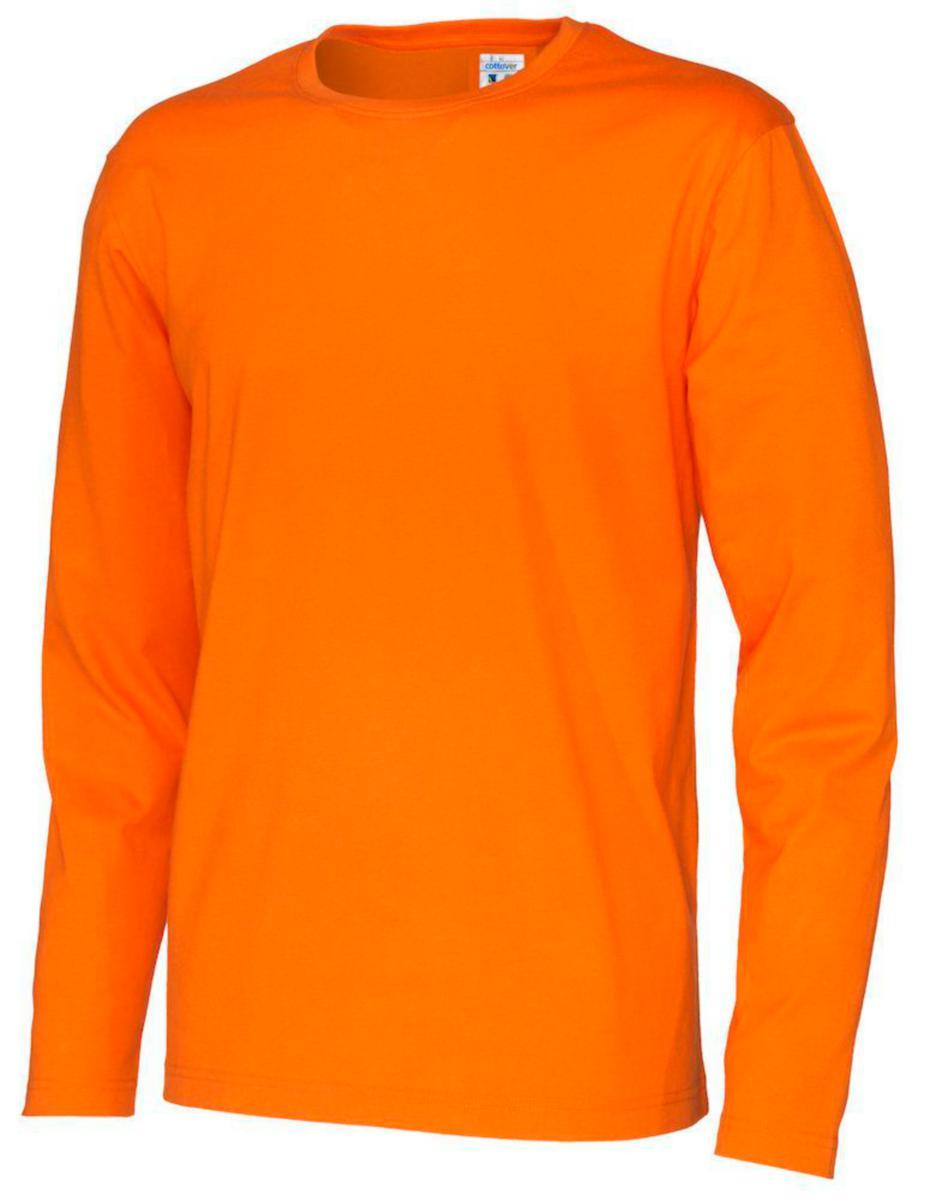 T-shirt CottoVer Long Sleeve - T-SHIRT LONG SLEEVE MAN ORANGE S