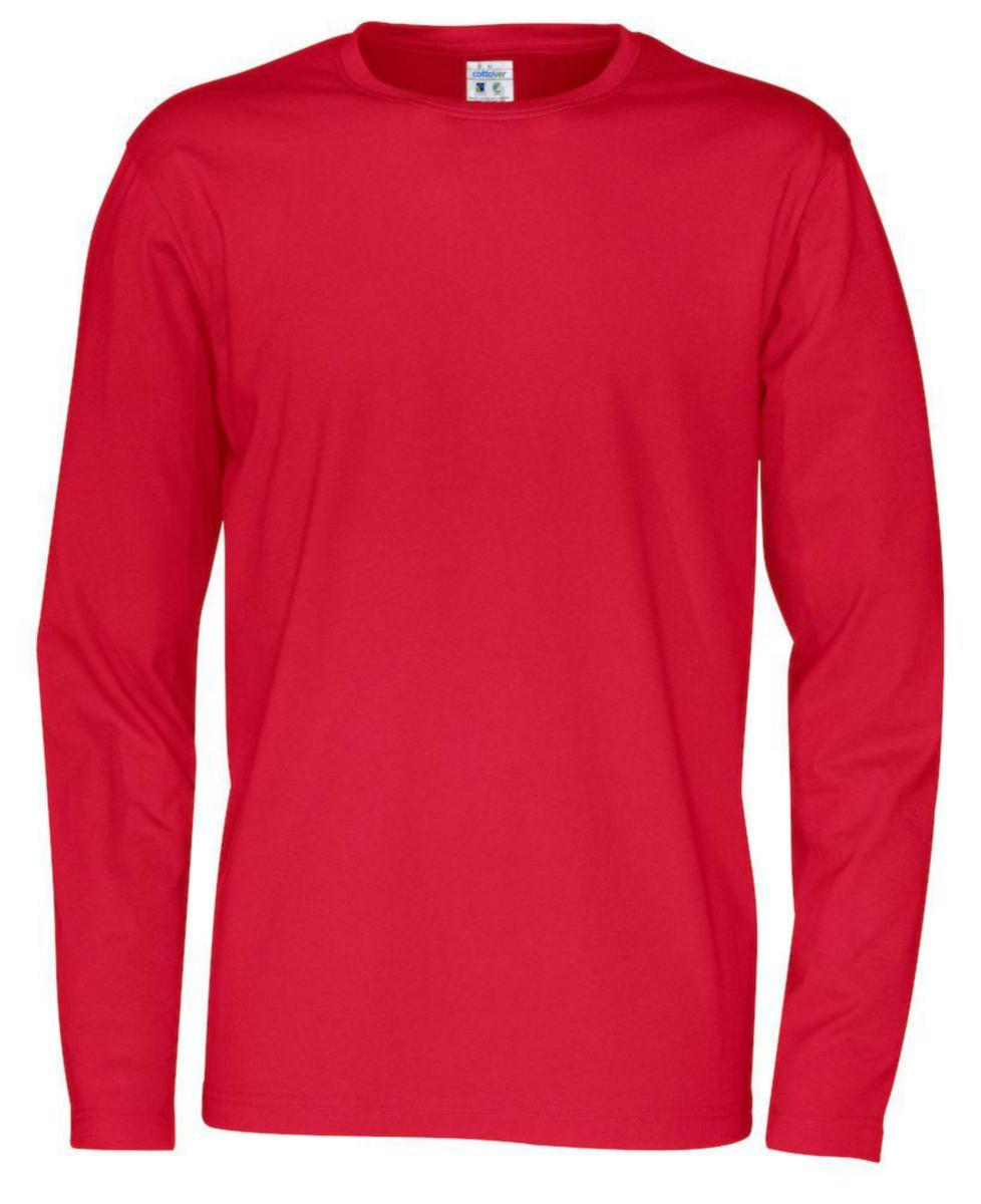 T-shirt CottoVer Long Sleeve - T-SHIRT LONG SLEEVE MAN RÖD 3XL