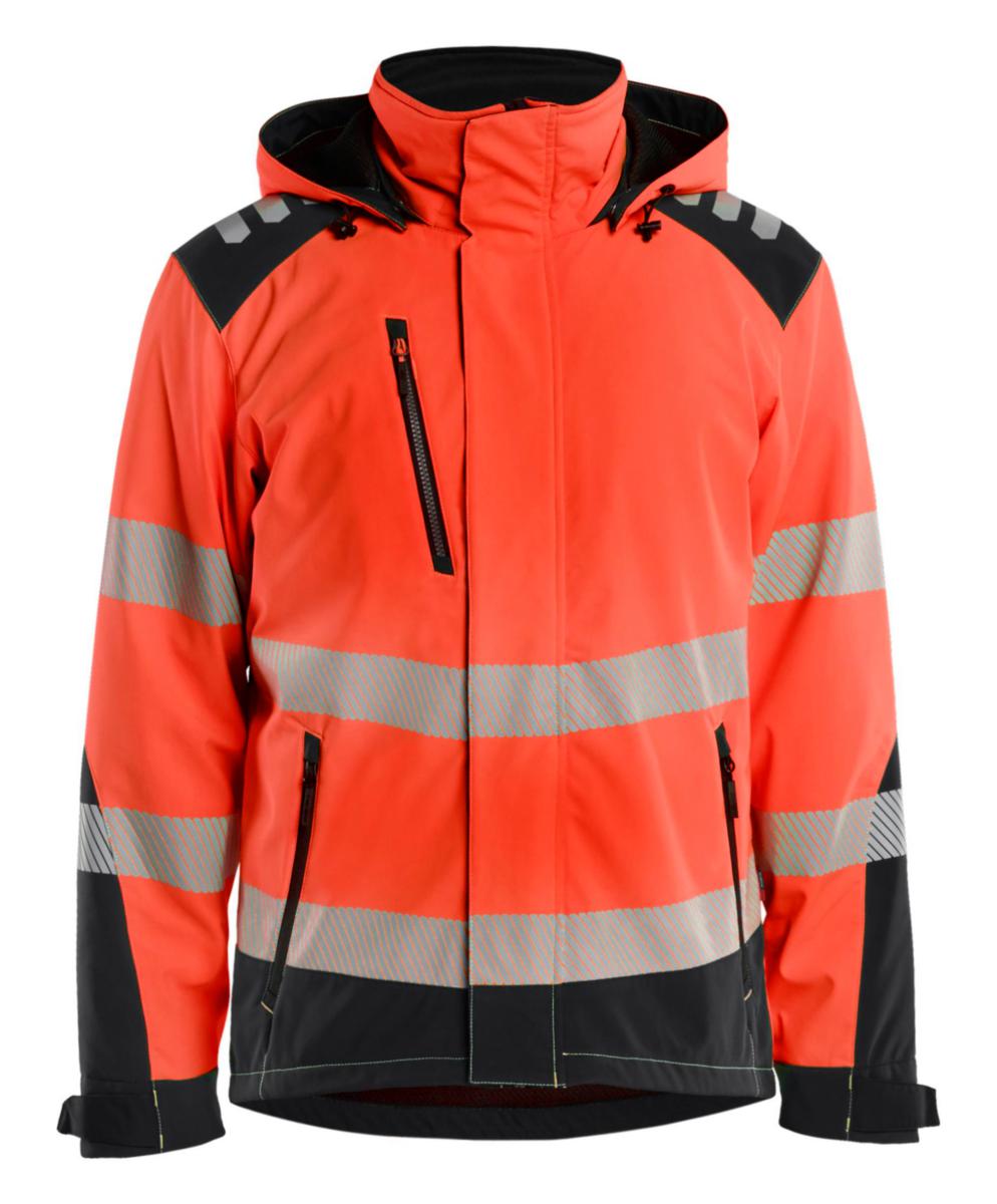 Softshelljacka Blåkläder 4400-2513 - SOFTSHELLJACKA BLK 4400-2513 VARSEL KL.3 RÖD/SVART STL L