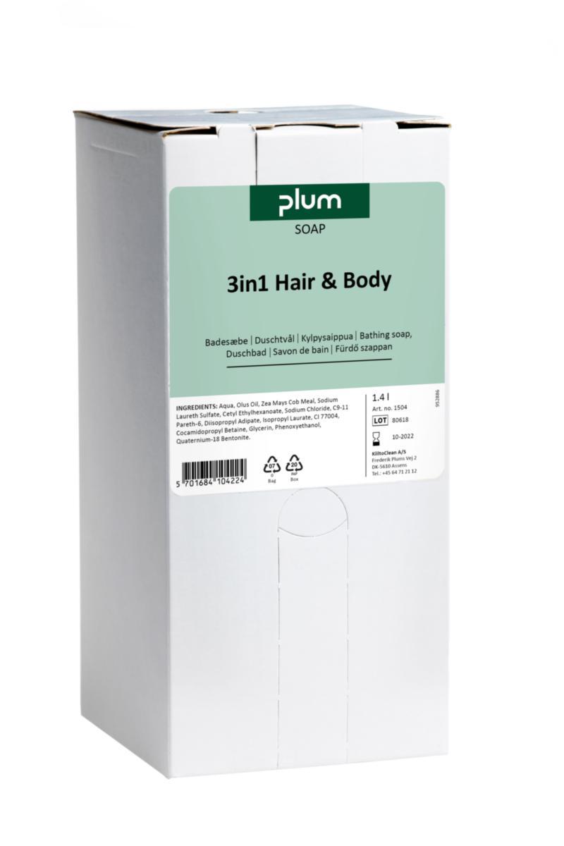 Duschtvål Plum Hair & Body 3 in1 - DUSCHTVÅL PLUM HAIR&BODY 3IN1 1,4L 1504