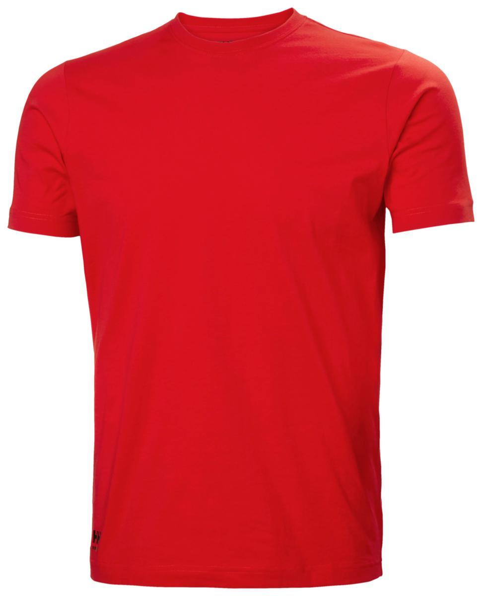 T-shirt Helly Hansen Manchester 79161 - T-SHIRT HH 79161-220 RÖD MANCHESTER STL 4XL