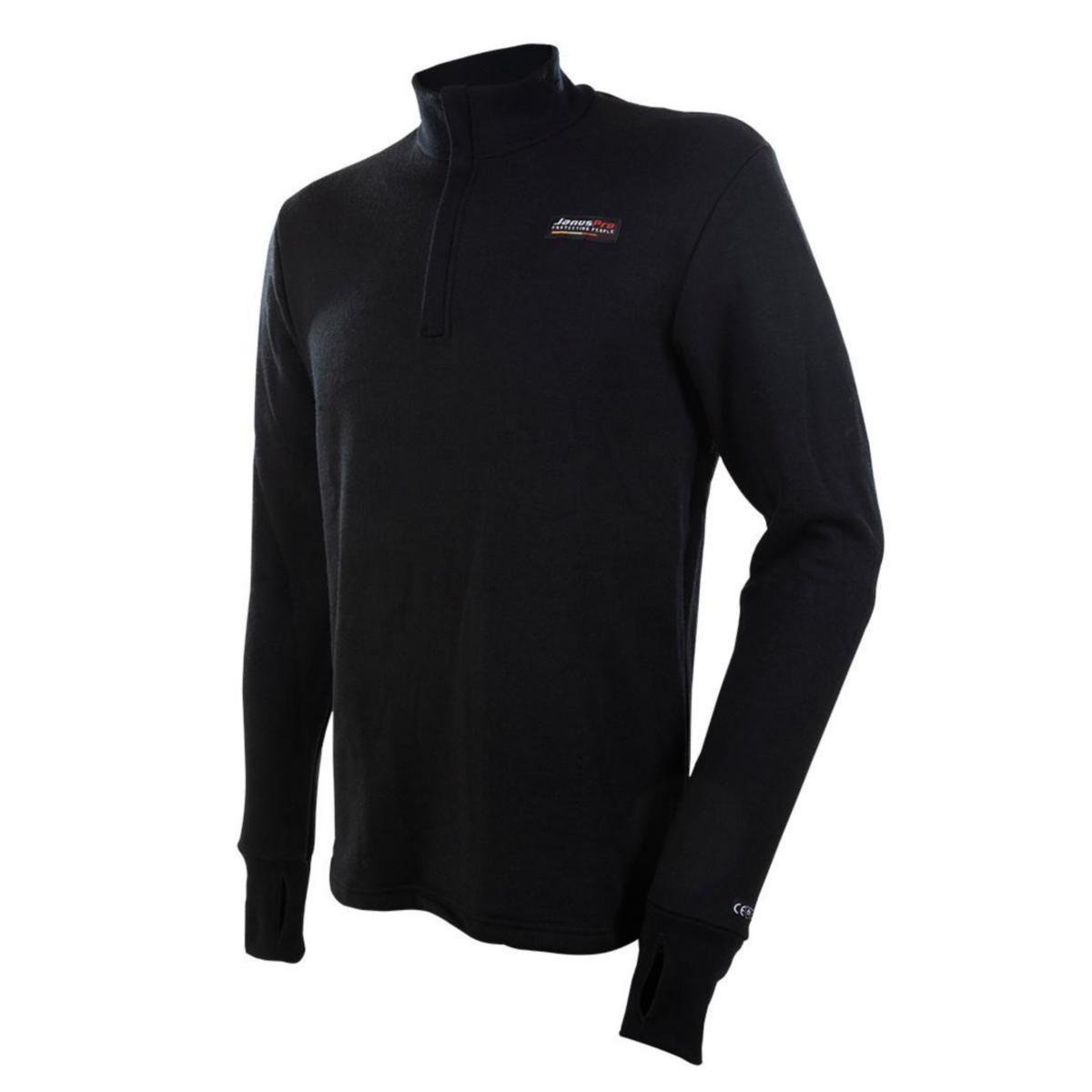Polotröja med Zip JanusPro® Extra Plus 4417-393 - TRÖJA JANUSPRO 4417-393 EXTRA PLUS M. ZIP FLAM STL XS