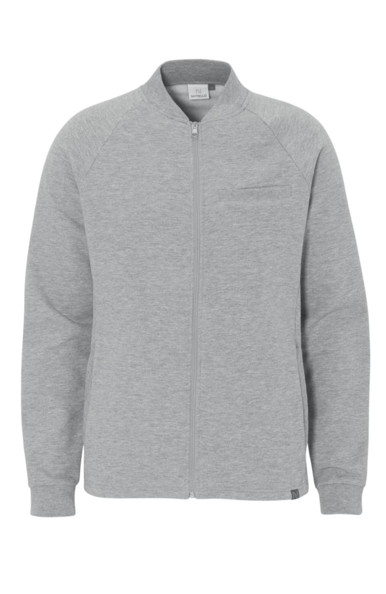 Tröja Nytello N0495 - TRÖJA NYTELLO 495 HEL ZIP LJUSGRÅ XS