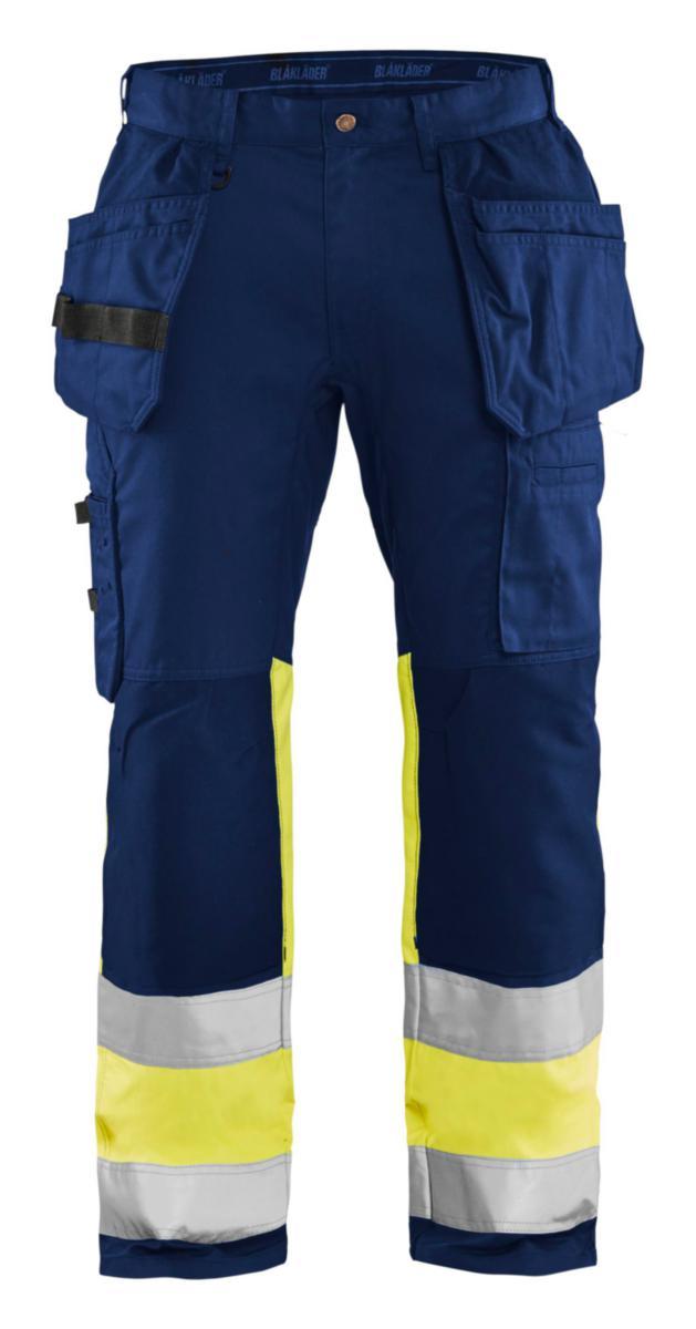 Midjebyxa Blåkläder 1558-1811 - VARSELBYXA BLK 1558-1811 M/G KL.1 MARINBLÅ/VARSELGUL D104