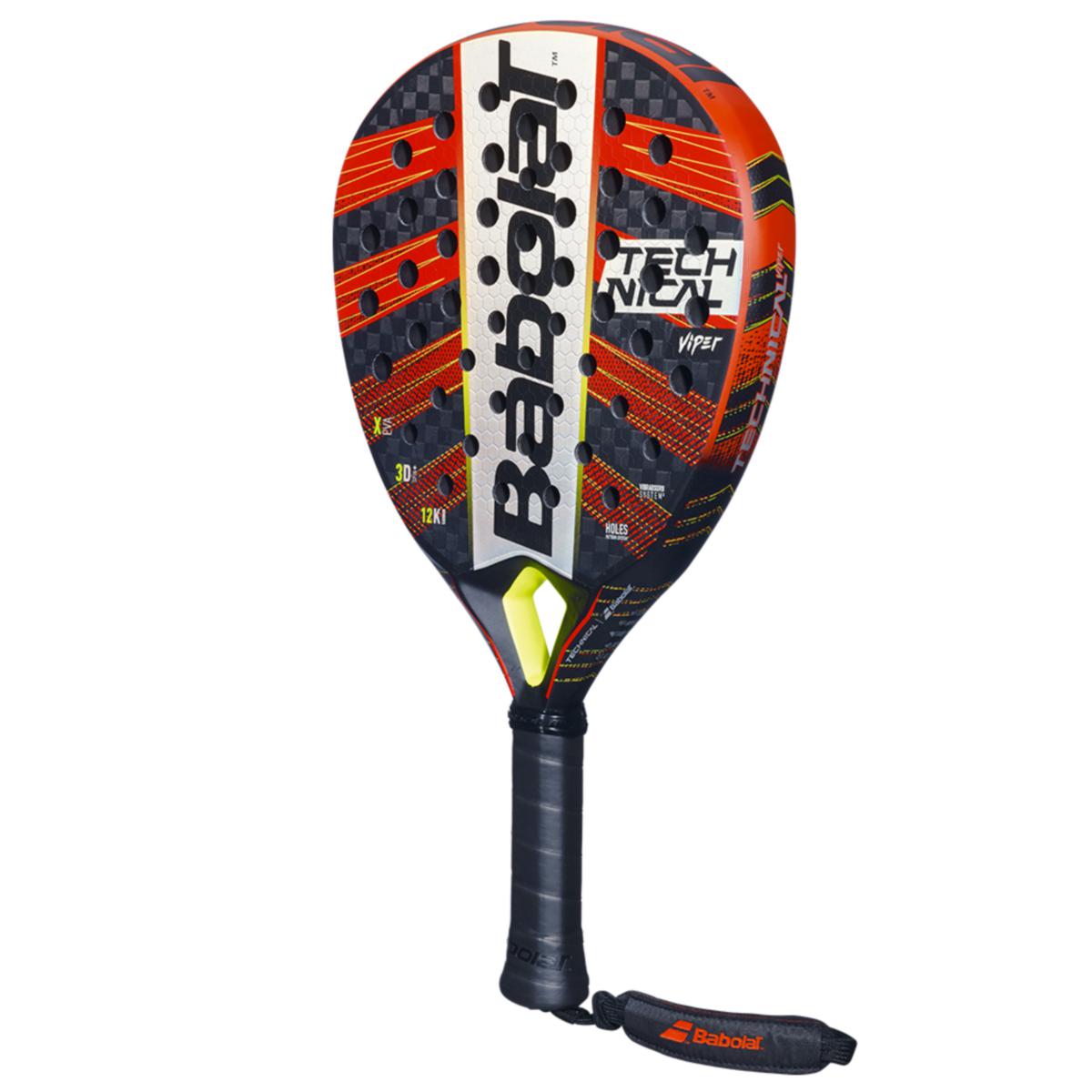 Padelrack Babolat Viper Technical 2023 - PADELRACK BABOLAT VIPER TECHNICAL SVART/RÖD 2023