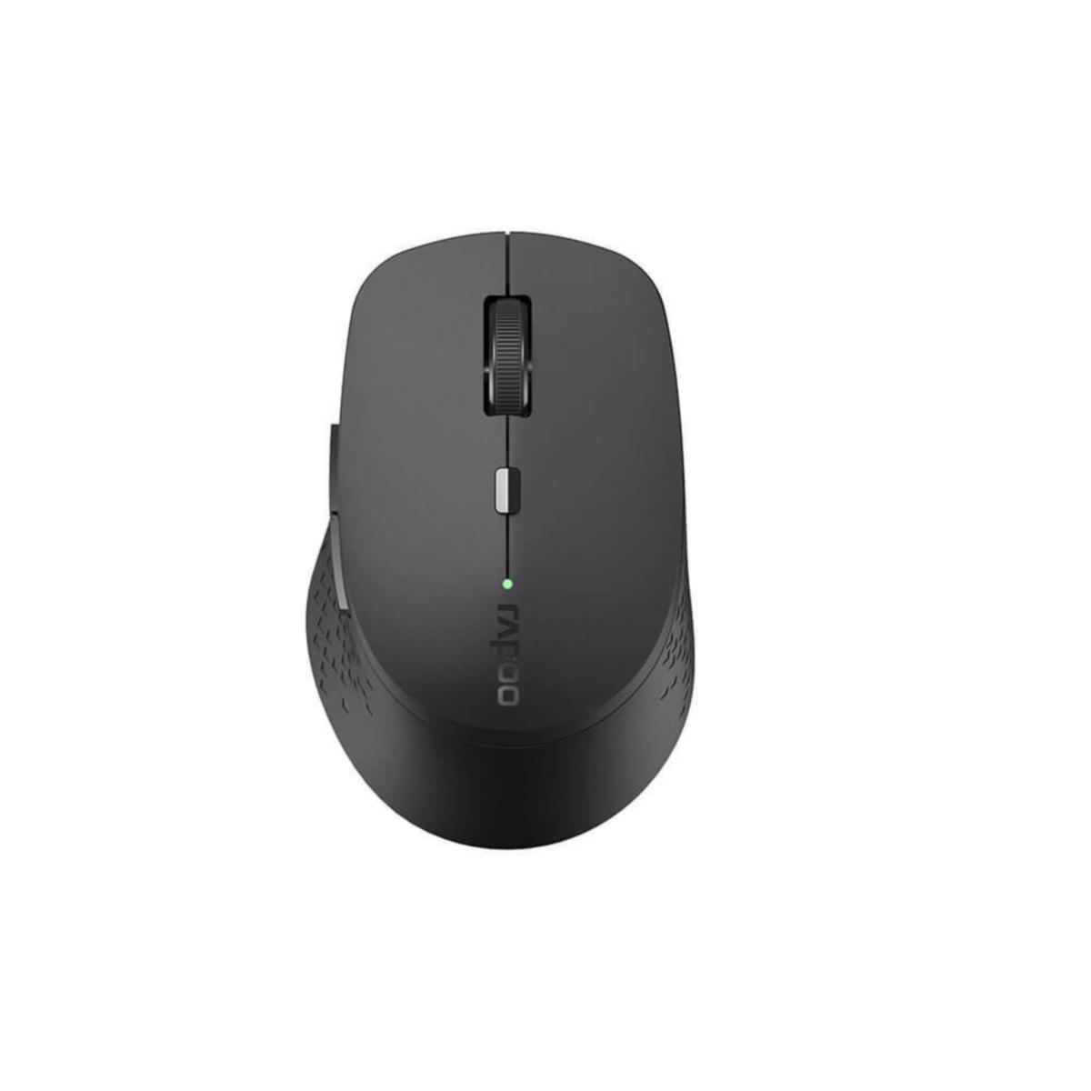 Mus, trådlös optisk, tyst, M300 Multi-Mode - MUS TRÅDLÖS OPTISK MÖRKGRÅ M300 MULTI-MODE SILENT RAPOO