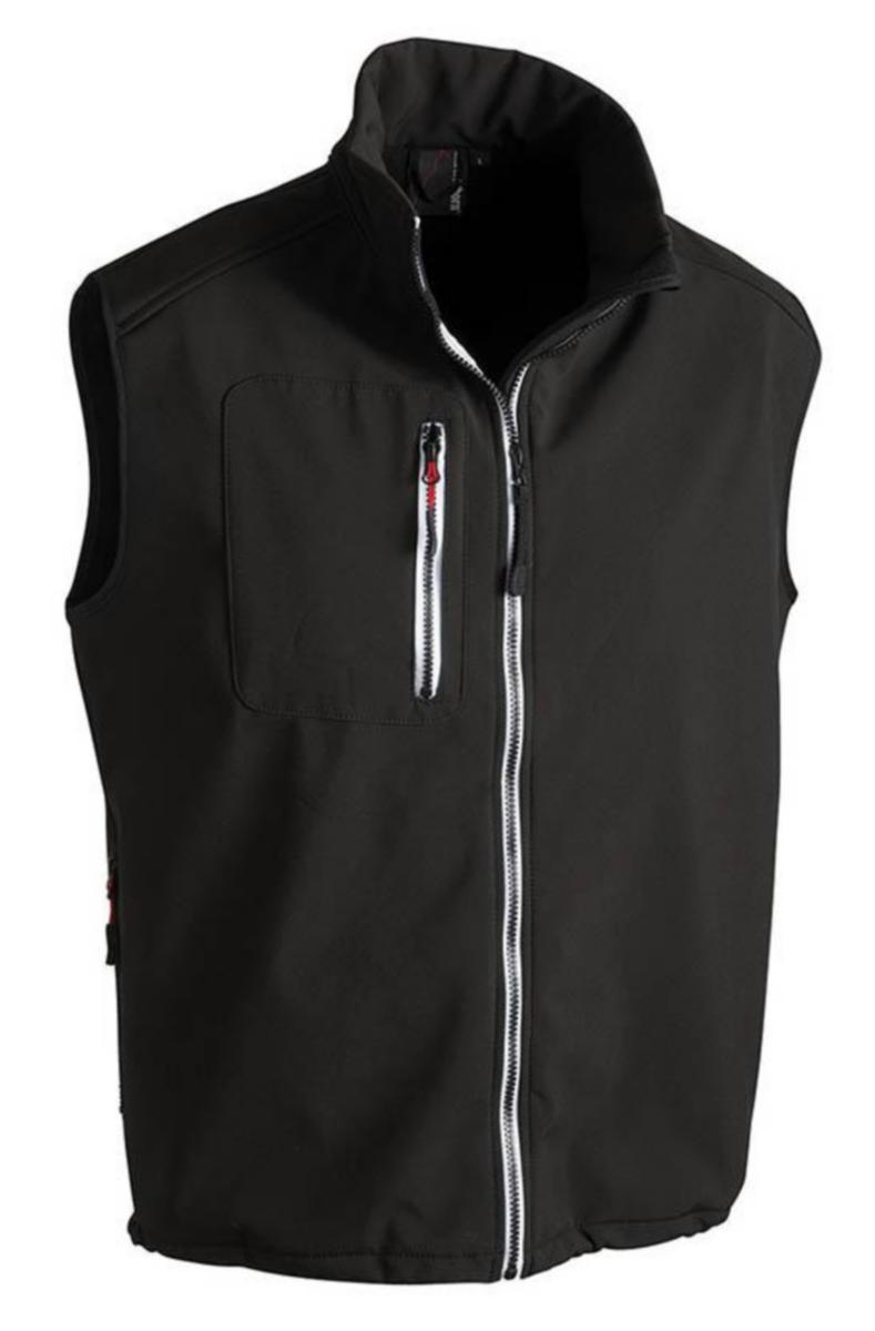 Väst Softshell Matterhorn 875 - VÄST SOFTSHELL MH-875 SVART L