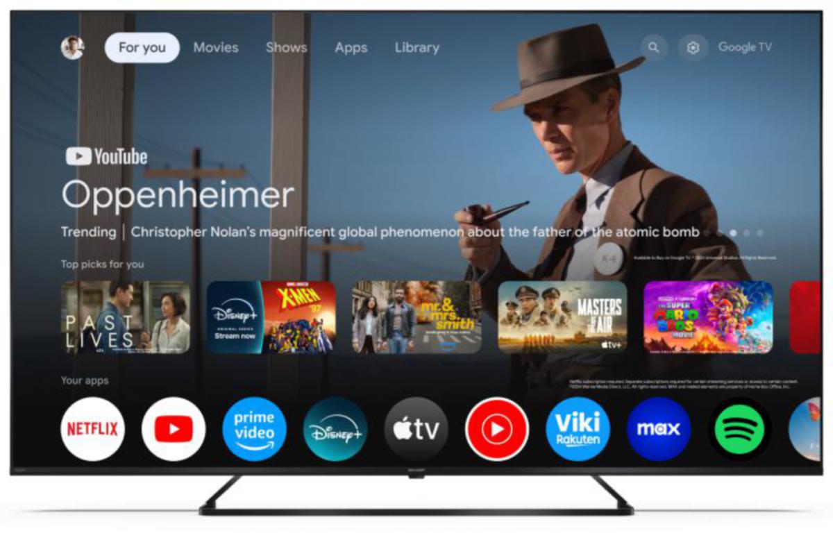 TV 65″, 4K Ultra HD QLED Google TV™ - TV 65" 4K ULTRA HD QLED GOOGLE TV 65HP5265E SHARP