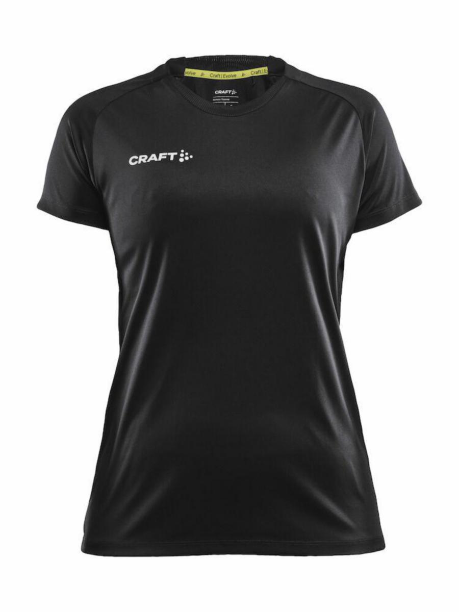 T-shirt Craft Evolve dam - T-SHIRT CRAFT EVOLVE DAM SVART STL XS