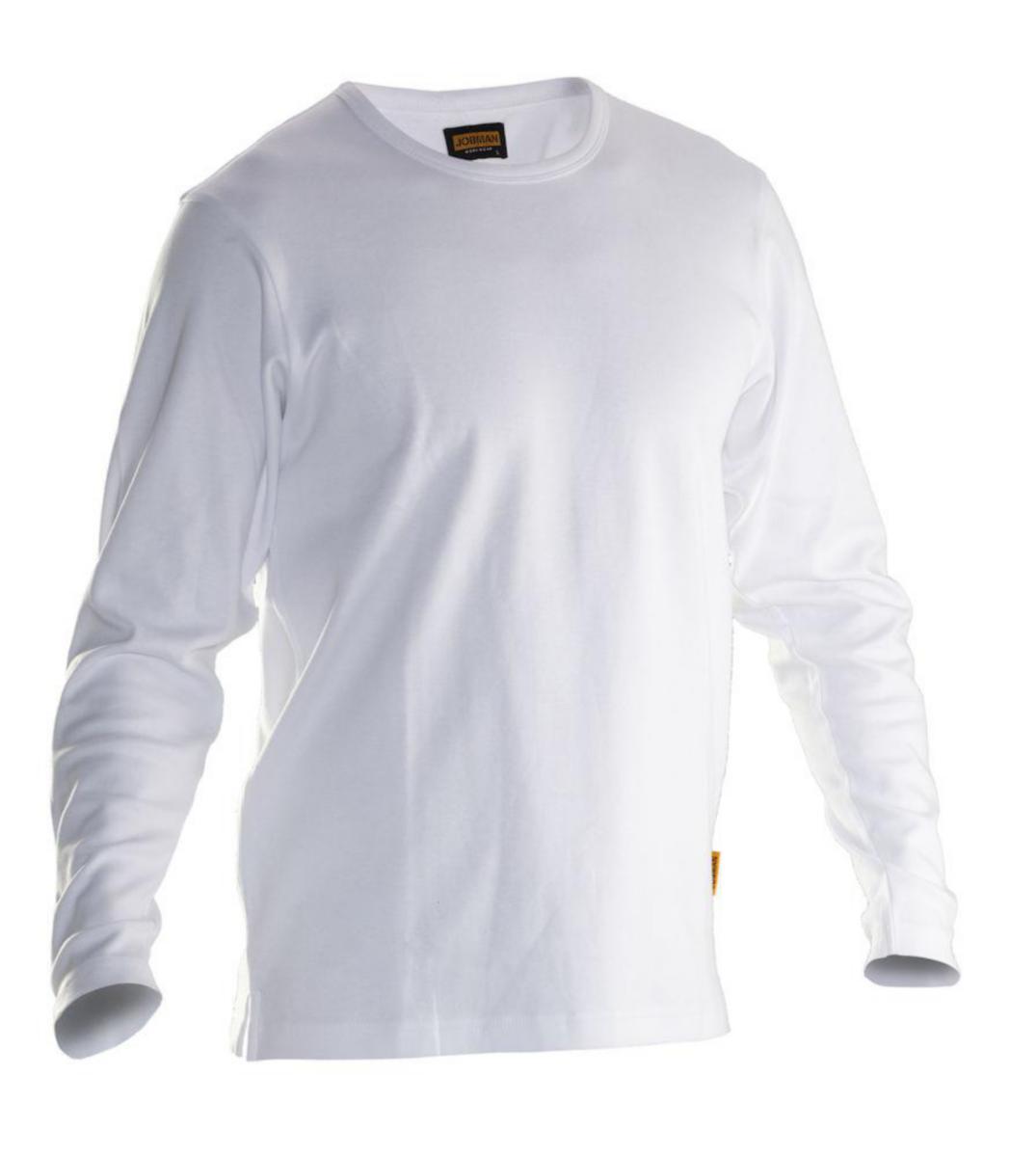T-shirt Jobman 5230 - T-SHIRT JOBMAN 5230 LÅNGÄRMAD VIT STL S