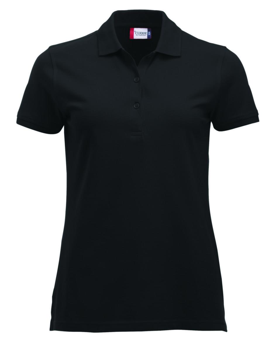 Piké Dam Marion 300, New Wave - MARION PIKE S/S SVART L Classic Marion S/S 028246
