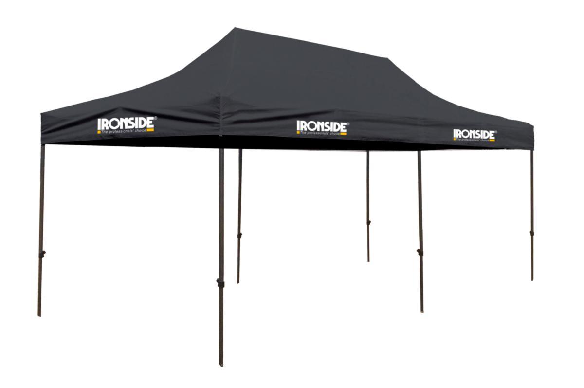 Tält Ironside 6x3 m - TÄLT IRONSIDE STÅL/PVC SVART L=5,74M BR=2,9M H=2.4M 900027