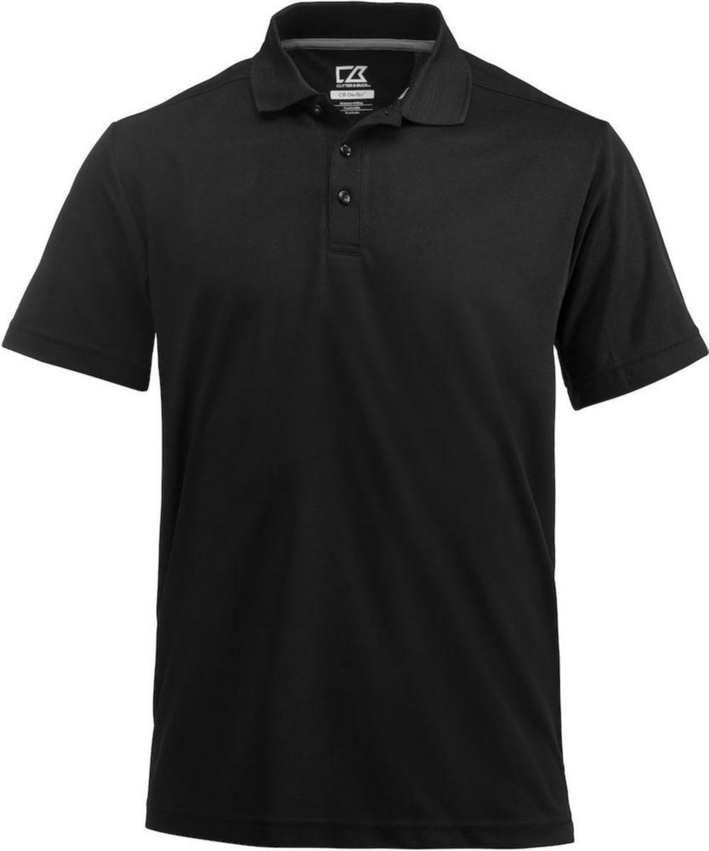 Pikétröja Cutter & Buck Kelowna Polo - PIKÉTRÖJA CUTTER&BUCK KELOWNA SVART STL L
