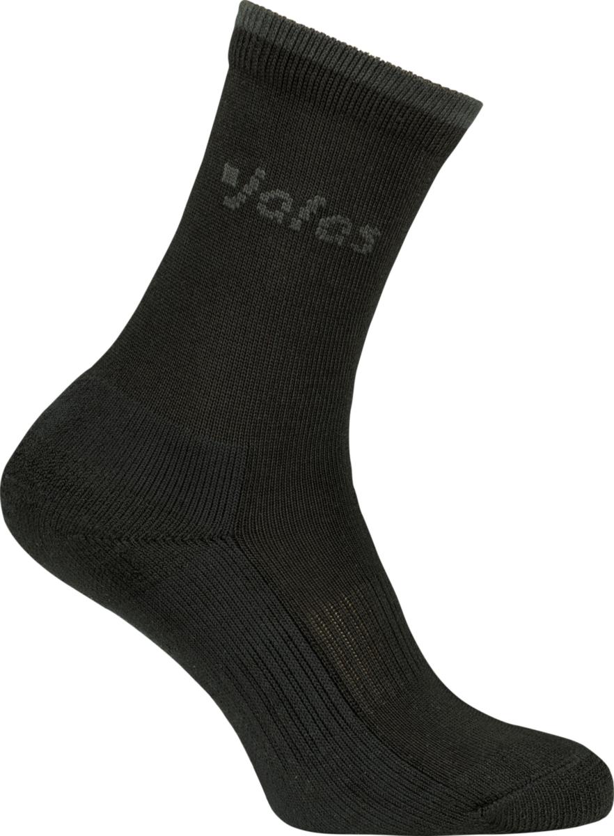 Strumpa Jalas 8210B - STRUMPA JALAS 8210B TENCEL HALVFROTTÉ SVART STL 34-36