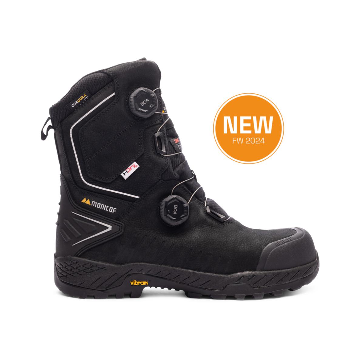 Skyddskänga Monitor Arctic High - SKYDDSKÄNGA MONITOR ARCTIC HIGH FODRAD BOA S7S SVART 38