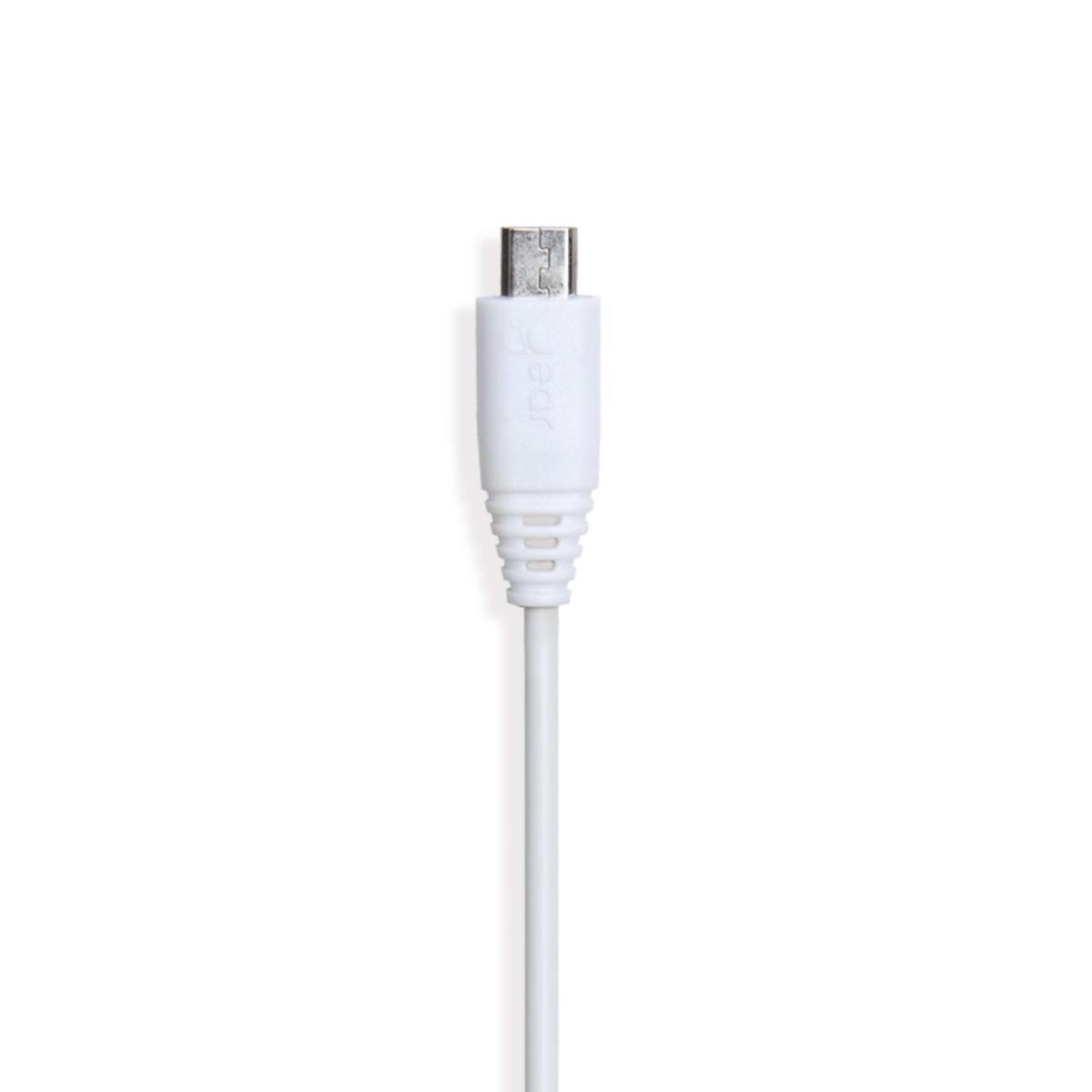 Laddkabel, USB-A till Micro-USB - LADDKABEL 1 M USB-A TILL MICRO-USB VIT GEAR
