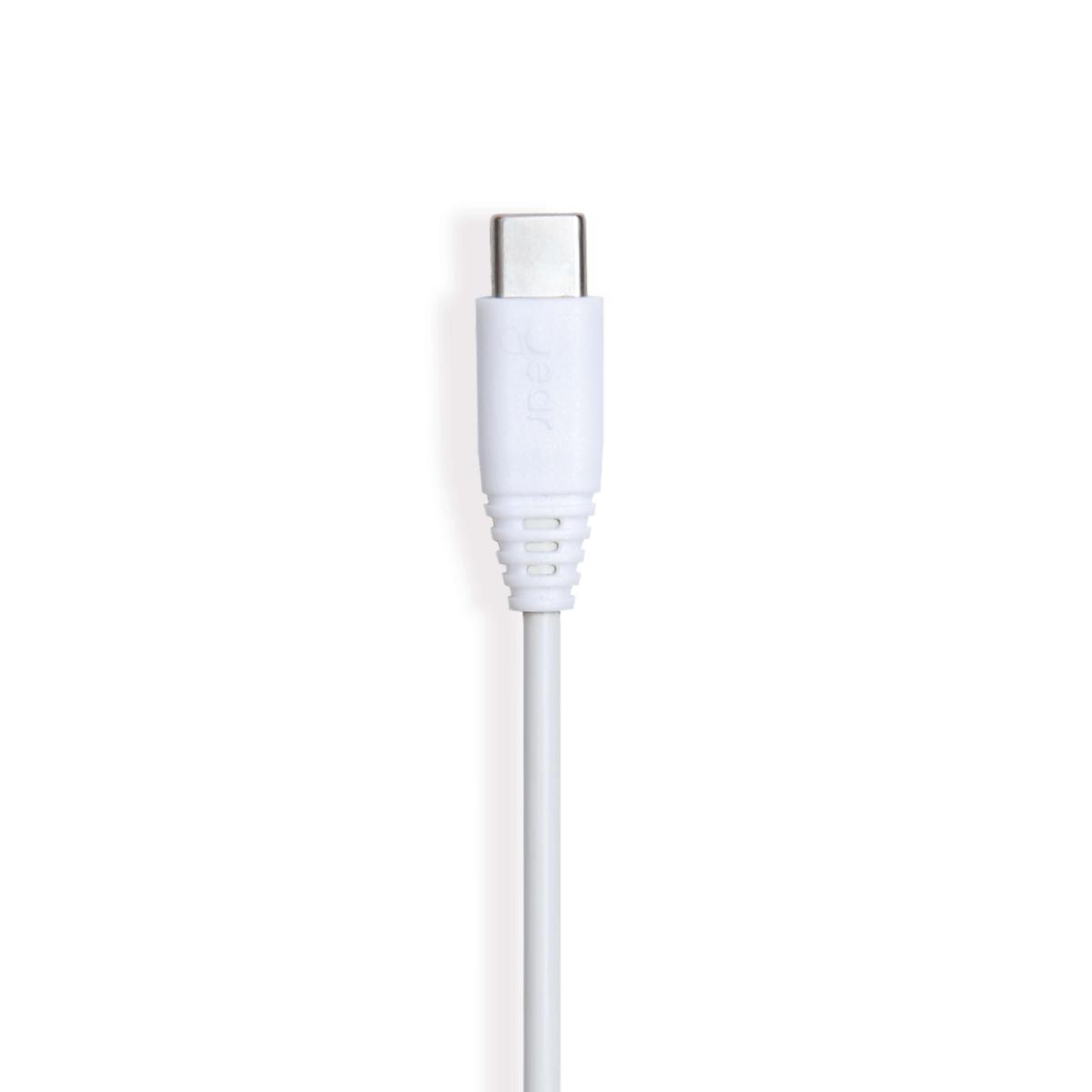 Laddkabel, USB-A till USB-C - LADDKABEL 1 M USB-A TILL USB-C VIT GEAR