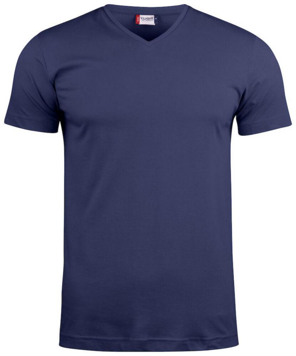 T-shirt Clique 029035 Basic-T V-neck - T-SHIRT CLIQUE 029035 BASIC-T V-NECK MÖRK MAIN STL M