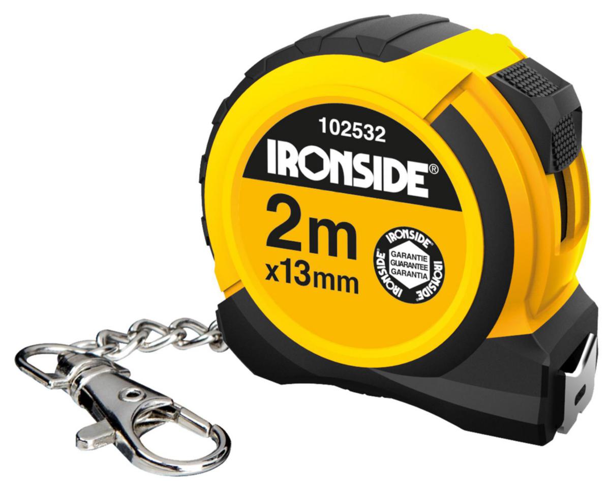 Måttband Ironside m nyckelring - MÅTTBAND IRONSIDE 2M 102532 NYCKELRING