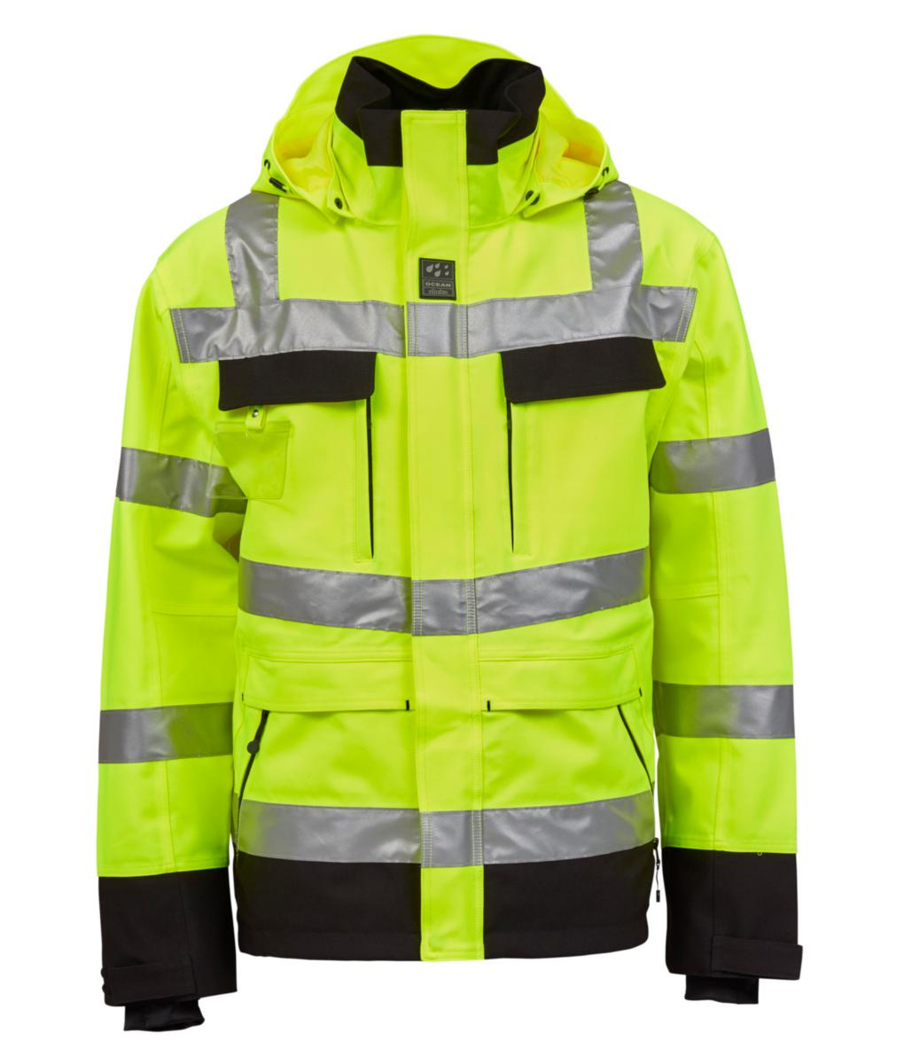 Skaljacka Abeko 020014 Åbo Stretch - JACKA ABEKO 020014 ÅBO GUL/SVART VARSEL STRETCH XL