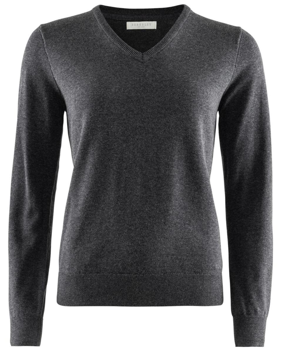 Tröja Berkeley Brockton 1440 Dam - TRÖJA BROCKTON 1440 DAM V-NECK ANTRACIT GRÅ M