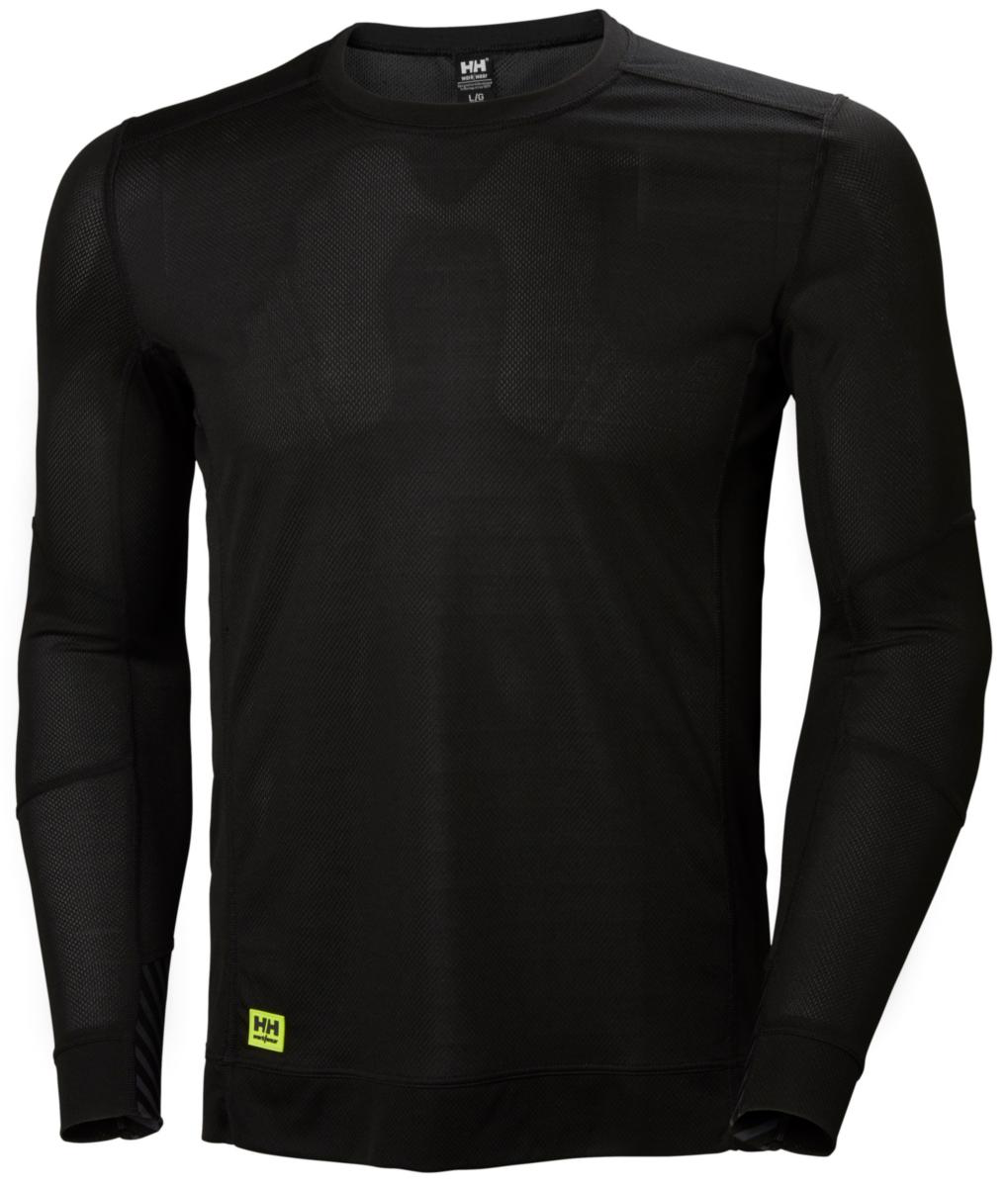 Undertröja Helly Hansen Lifa 75105 - UNDERTRÖJA HH 75105-990 SVART RUNDHALS LIFA M