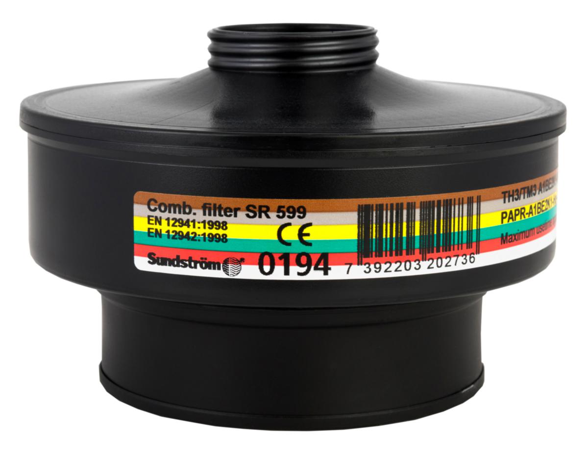 Filter till Sundström andningsskyddsystem - KOMBINATIONSFILTER SR599 A1BE2K1HGP3 TILL SR500