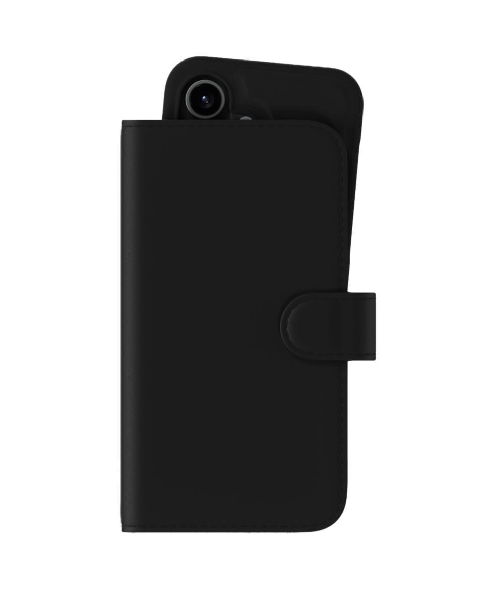 Plånboksfodral för iPhone, magnet, Wallet Case Magnet - PLÅNBOKSFODRAL IPHONE 17 SVART WALLET CASE MAGSAFE PLUS