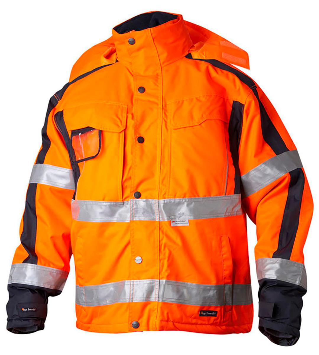 Vinterjacka Top Swede 163 - VINTERJACKA TOPSWEDE 163021 VARSEL ORANGE/MARIN XS