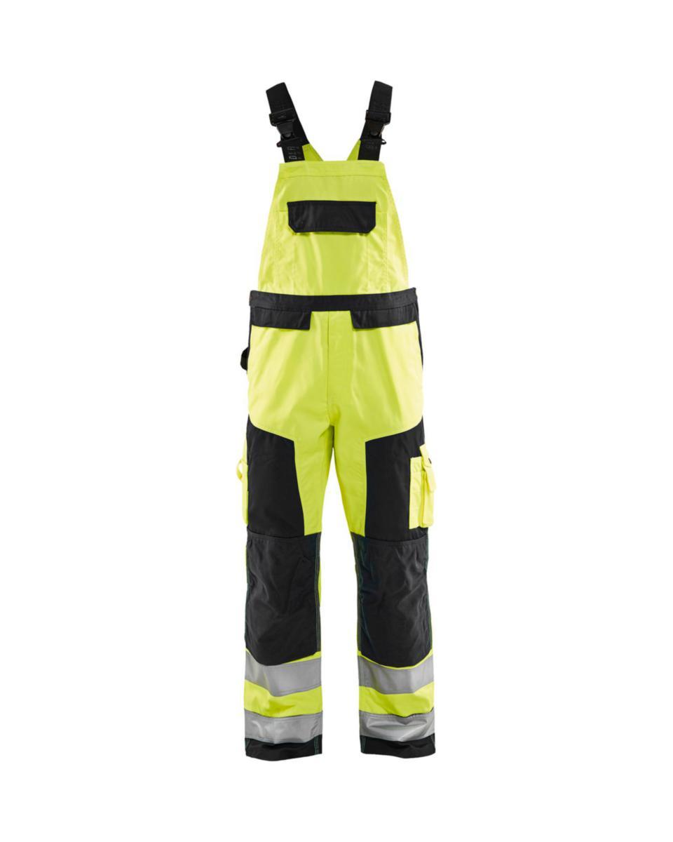 Hängslebyxa Blåkläder 2660-1811 - HÄNGSELBYXA BLK 2660-1811 GUL /SVART VARSEL KL2 STL C156