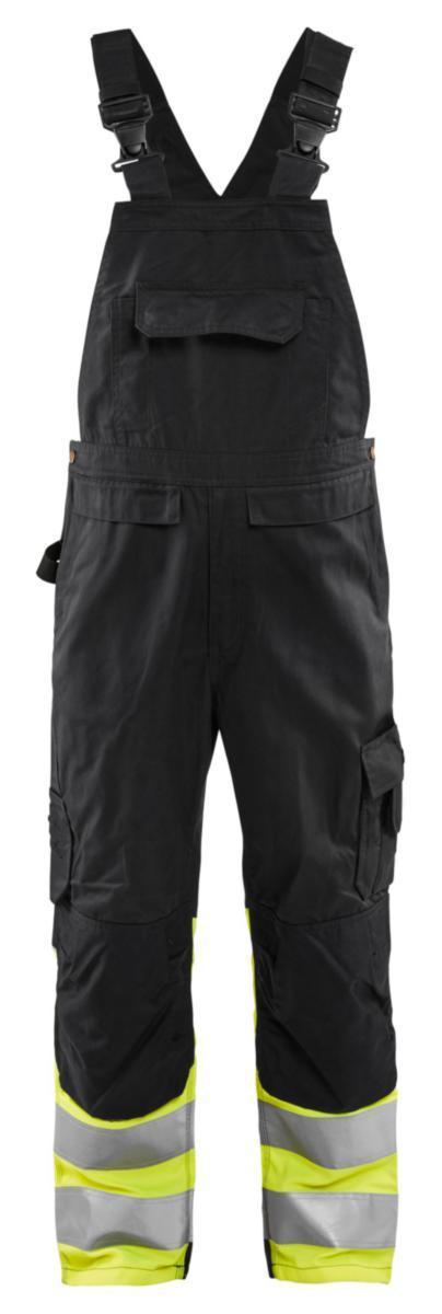 Hängslebyxa Blåkläder 2662-1800 - HÄNGSELBYXA BLK 2662-1800 SVA /GUL VARSEL KL1 STL D84