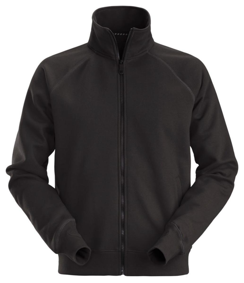 Sweatshirtjacka Snickers 2886 Allround Work - TRÖJA SNICKERS 2886-0404 HELZIP SVART STL L