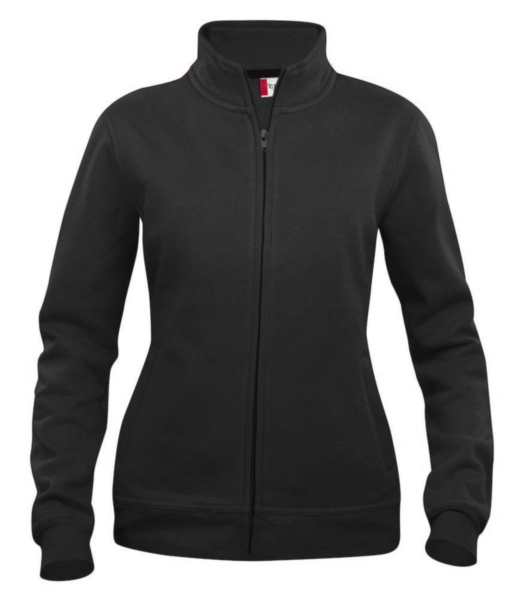 Jacka NW Clique™ Basic Cardigan 021039 W - TRÖJA CLIQUE 021039 BASIC DAM HELZIP SVART STL M