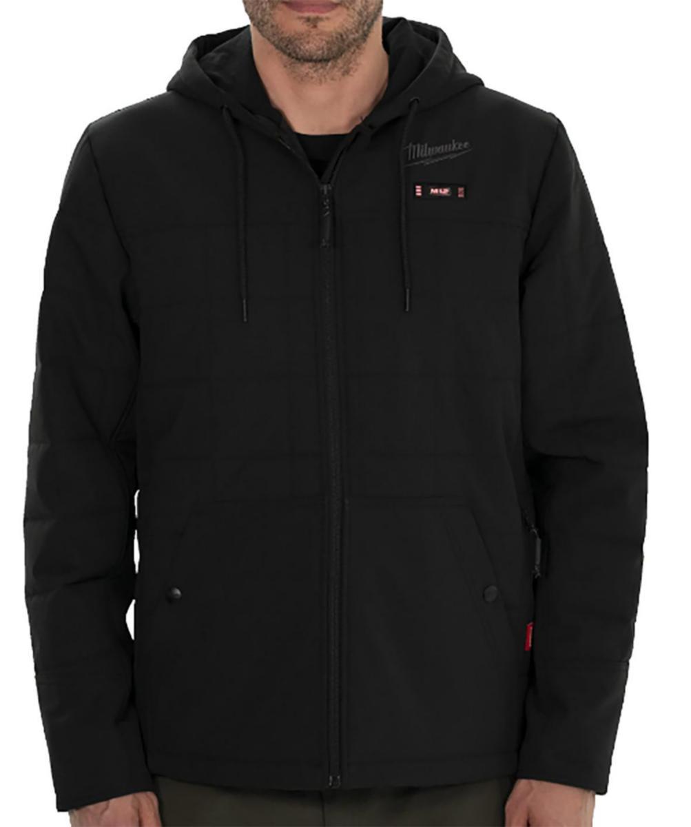 Värmejacka Milwaukee M12 Puffer - VÄRMEJACKA MILWAUKEE M12 SVART HPJBL2-0 PUFFER STL XL