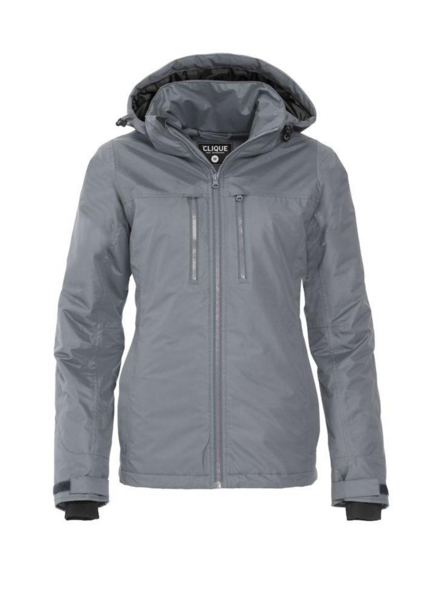 Vinterjacka Clique® Kingsland Dam - KINGSLAKE JACKA DAM GRÅ XXL Foret PU Poly. Vind/vannav.