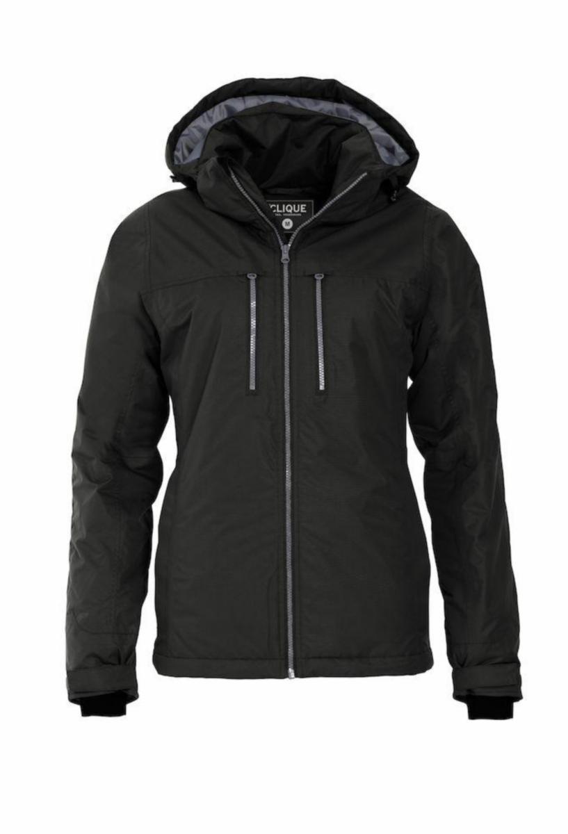 Vinterjacka Clique® Kingsland Dam - KINGSLAKE JACKA DAM SVART M Foret PU Poly. Vind/vannav.