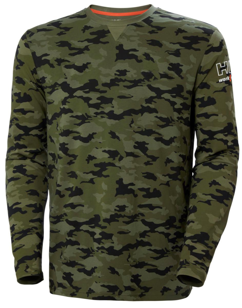 T-shirt Helly Hansen Kensington 79242 - T-SHIRT HH 79242 CAMO LÅNGÄRM KENSINGTON STL XL