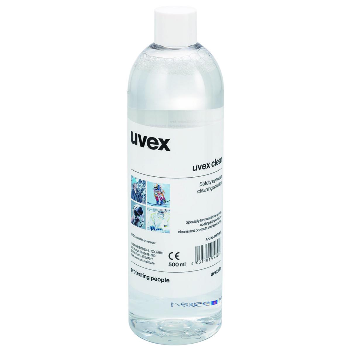 Rengöringsvätska Uvex Refill (till rengöringsstation 771592) - RENGÖRINGSVÄTSKA REFILL UVEX FÖR GLASÖGON PASSAR 9970005