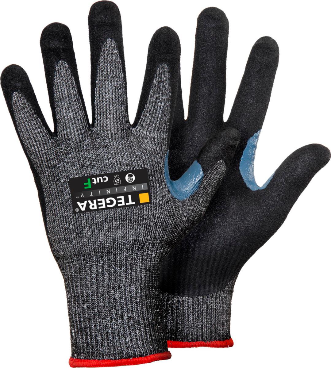 Skärskyddshandske Tegera Infinity 8814 - HANDSKE TEGERA INFINITY 8814 CUT F 13GG NITRILDOPP STL 6