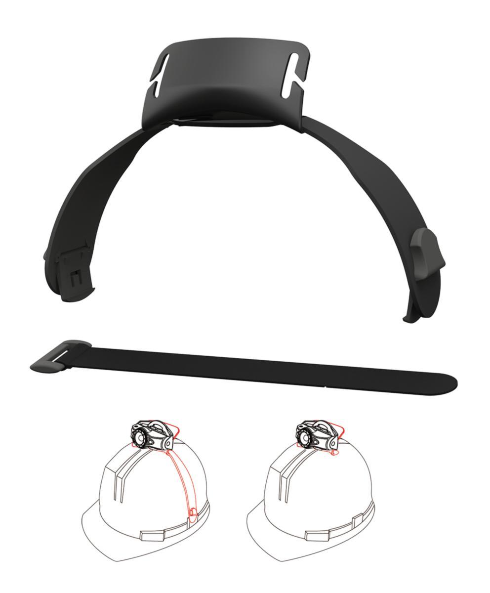 Hjälmfästekit Ledlenser för iH5R, iH9R, iH11R - HJÄLMFÄSTEKIT LEDLENSER F IH5R, IH9R, IH11R
