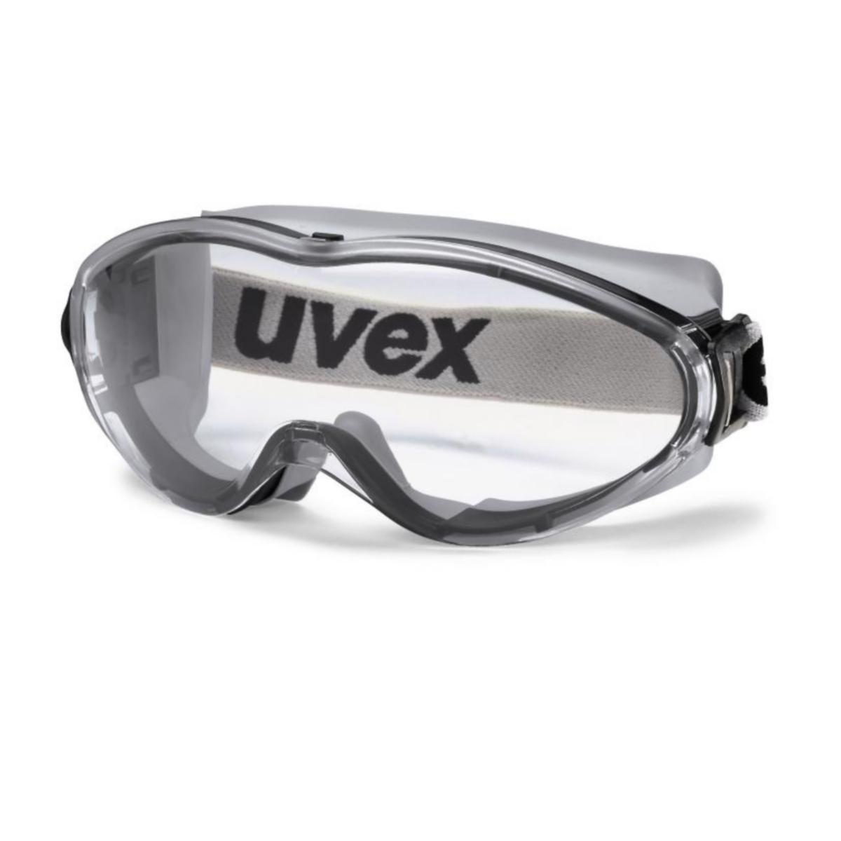 Korgglasögon UVEX Ultrasonic 9302 - SKYDDSGLASÖGON UVEX ULTRASONIC 9302.285 GRÅ/SVART KLAR LINS